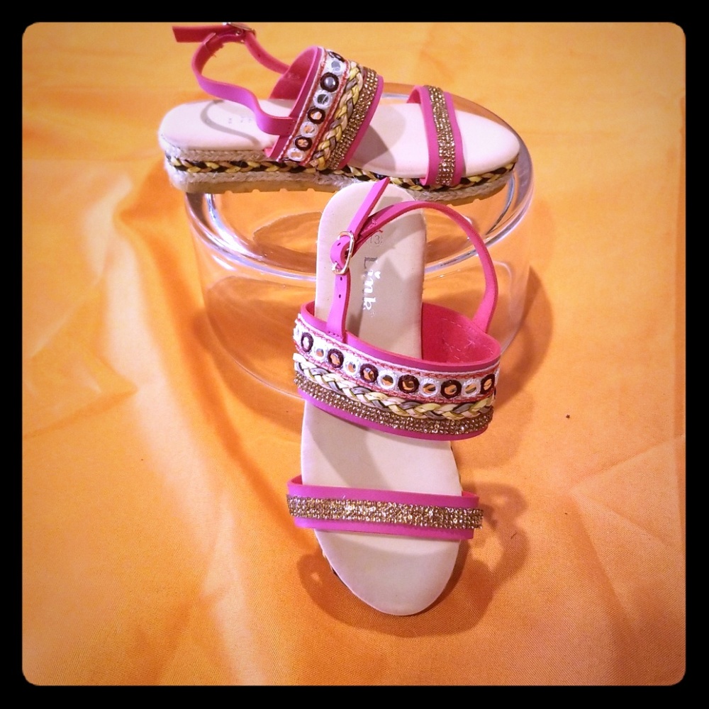 Worn once dazzling sandals